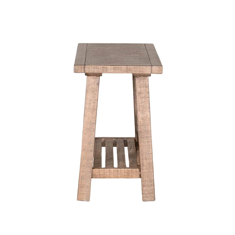 Table d'appoint d'appoint, Acajou marron clair, Rectangulaire 71 cm