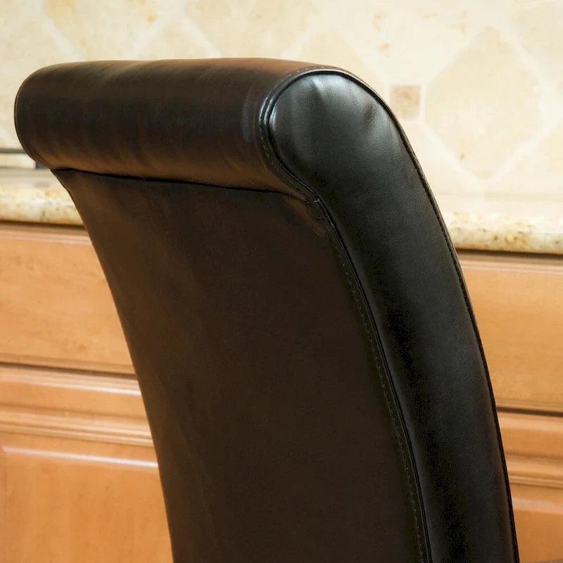 Tabouret de comptoir en cuir de 104 cm (ensemble de 2) par