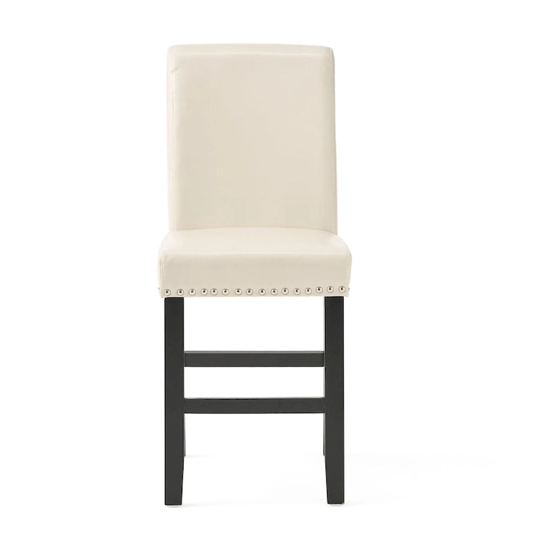 Tabouret de comptoir en cuir de 104 cm (ensemble de 2) par