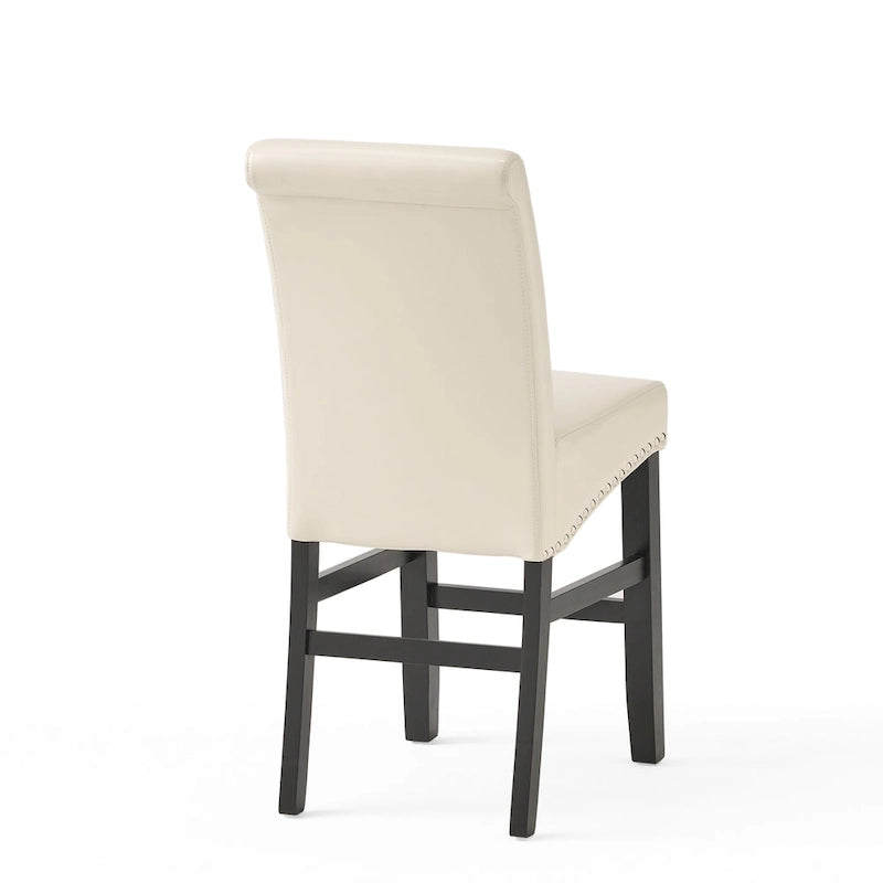 Tabouret de comptoir en cuir de 104 cm (ensemble de 2) par