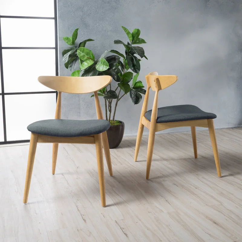 Chaises de salle à manger modernes du milieu du siècle (lot de 2) par - 22.50 L x 19.75 P x 28.75 H