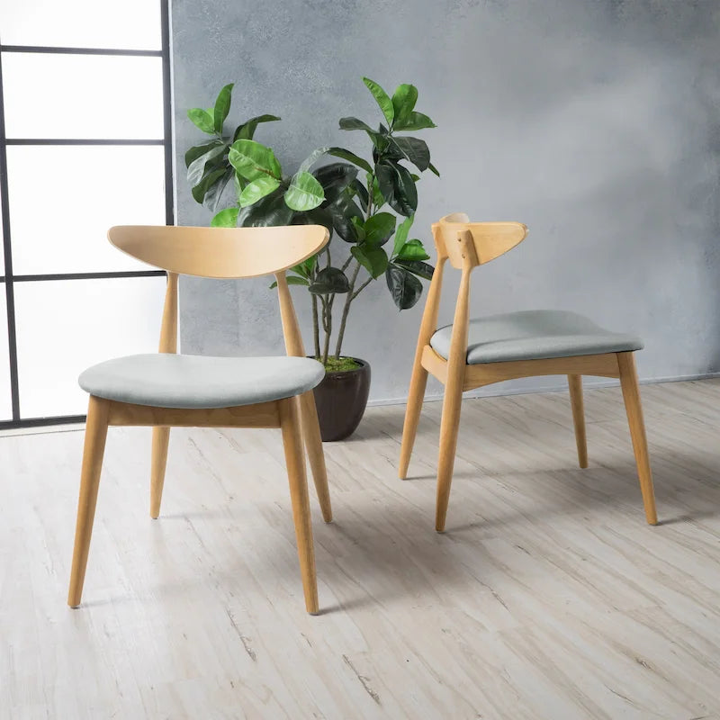 Chaises de salle à manger modernes du milieu du siècle (lot de 2) par - 22.50 L x 19.75 P x 28.75 H