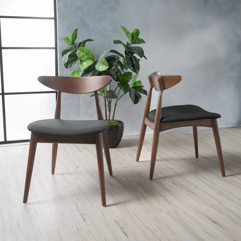 Chaises de salle à manger modernes du milieu du siècle (lot de 2) par - 22.50 L x 19.75 P x 28.75 H