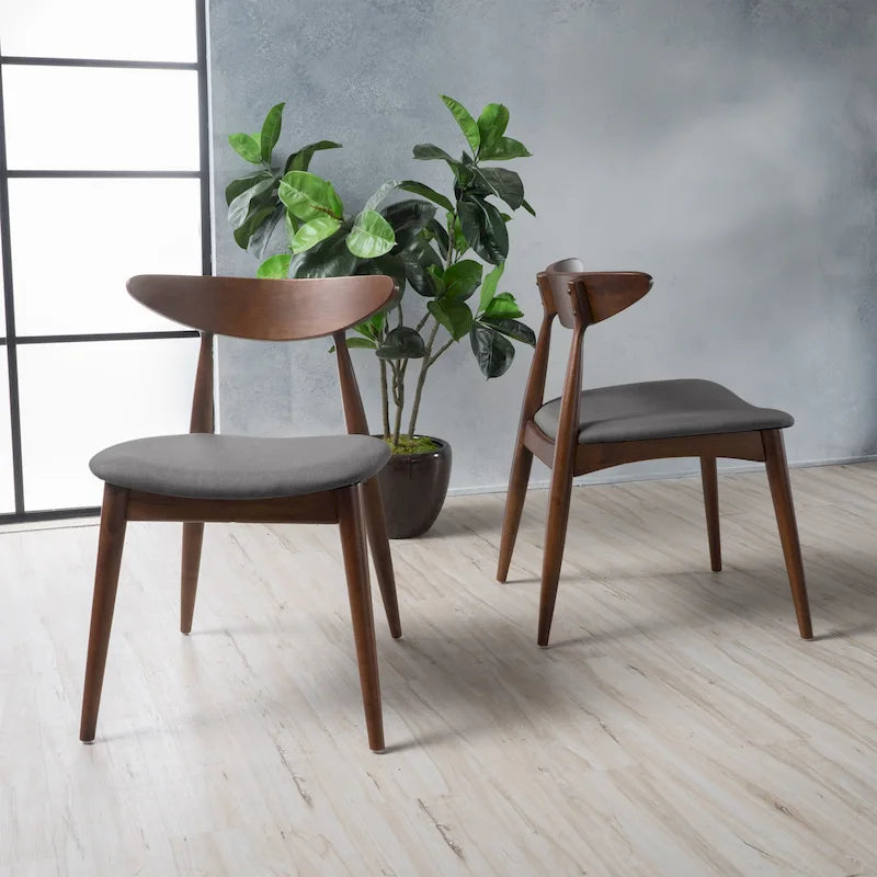 Chaises de salle à manger modernes du milieu du siècle (lot de 2) par - 22.50 L x 19.75 P x 28.75 H