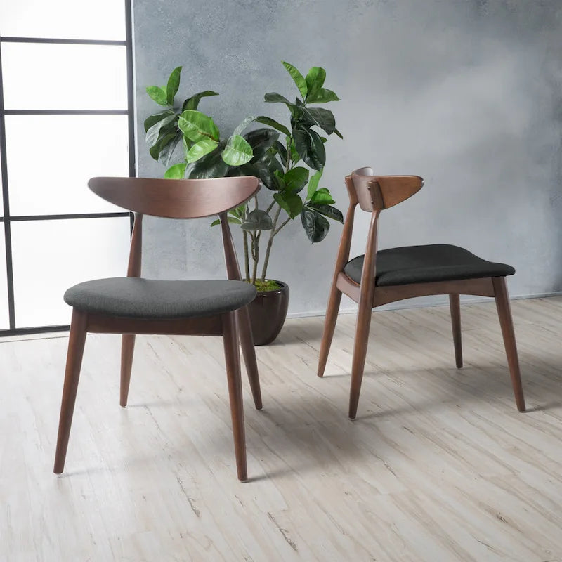 Chaises de salle à manger modernes du milieu du siècle (lot de 2) par - 22.50 L x 19.75 P x 28.75 H