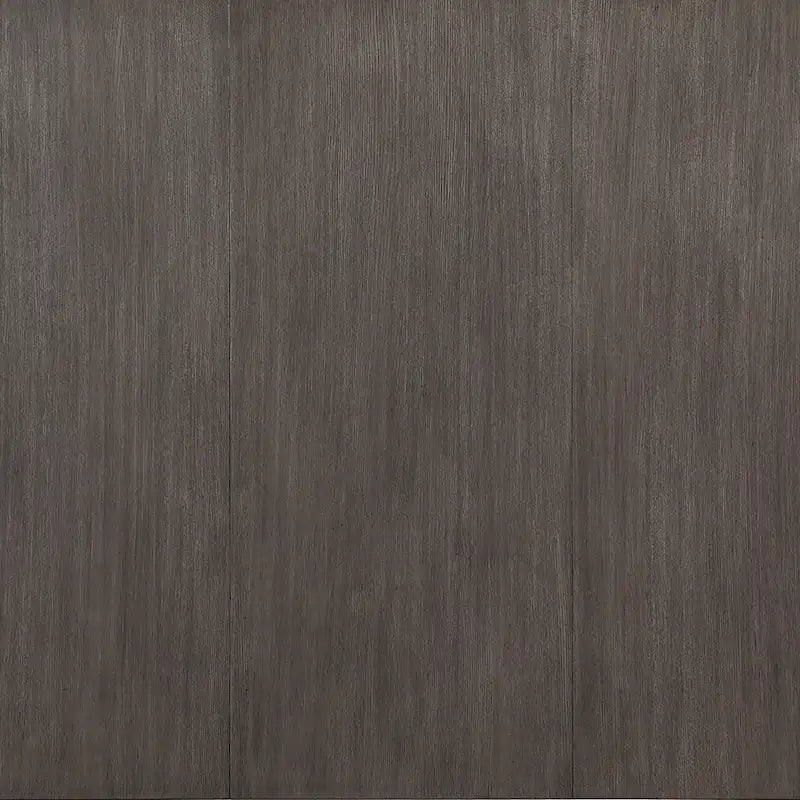 Table à manger contemporaine en bois de 78 pouces – Gris-brun