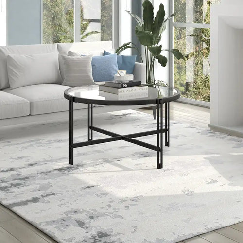 Table basse ronde de 32 pouces de large