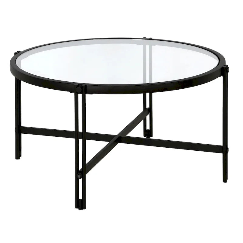 Table basse ronde de 32 pouces de large