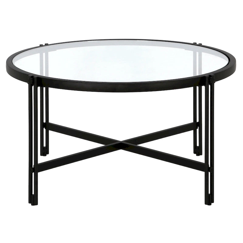 Table basse ronde de 32 pouces de large