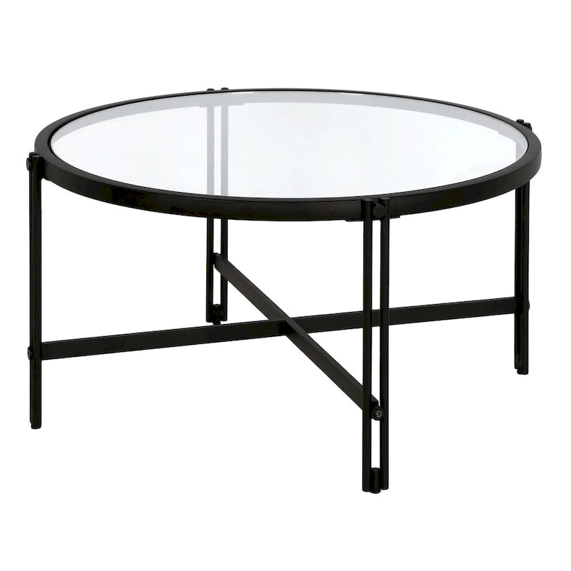 Table basse ronde de 32 pouces de large