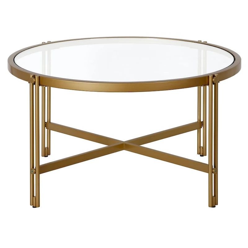 Table basse ronde de 32 pouces de large