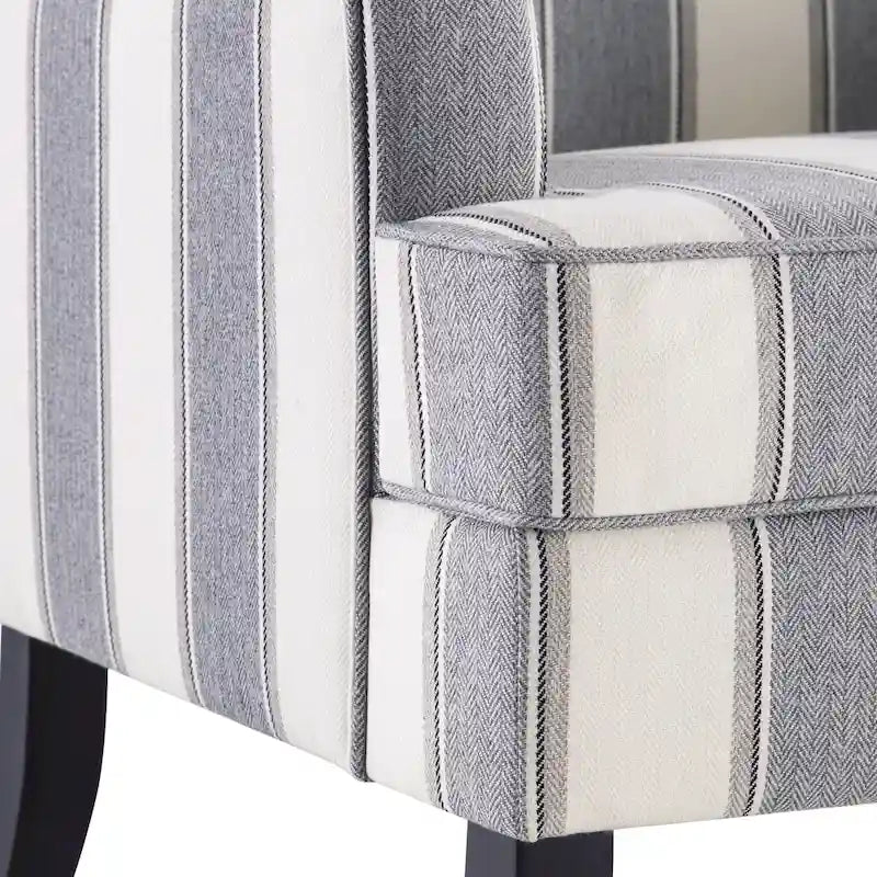 Fauteuils d'appoint avec garniture cloutée - lot de 2