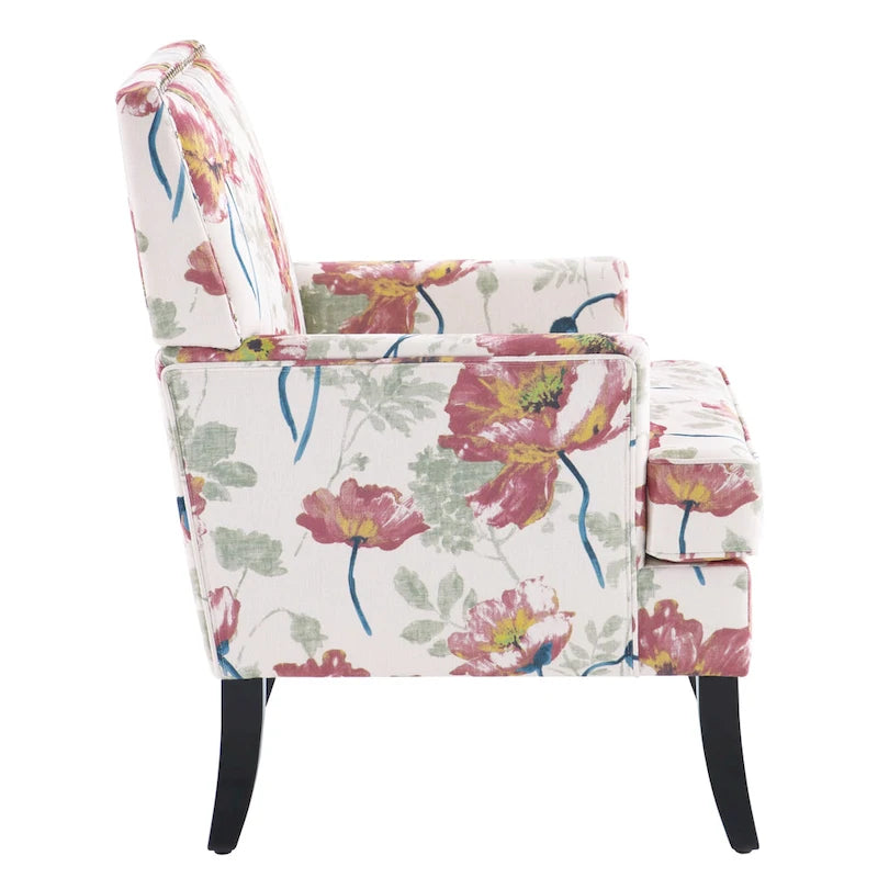 Fauteuils d'appoint avec garniture cloutée - lot de 2