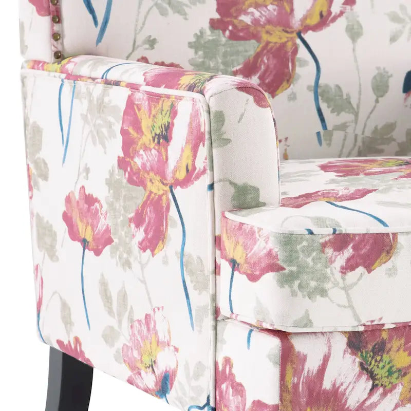 Fauteuils d'appoint avec garniture cloutée - lot de 2