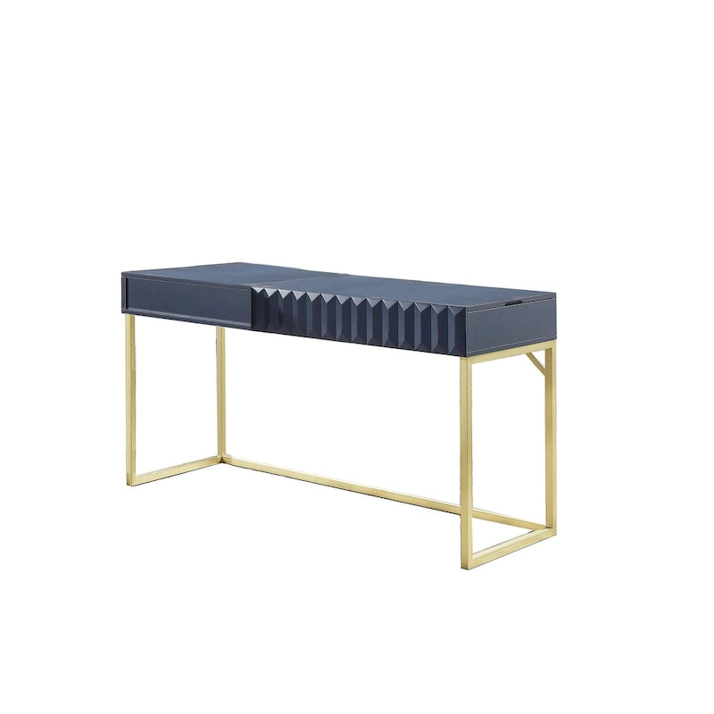 Bureau debout moderne de 57 pouces en métal avec plateau relevable par