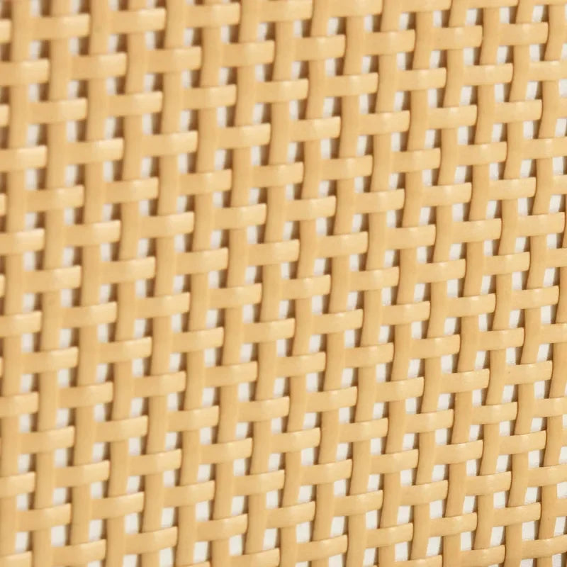 Armoire de chambre en rotin de 70 po avec tiroir et tringle de suspension