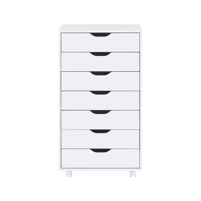 Classeurs de bureau, Classeurs en bois pour bureau à domicile, Classeur latéral, Classeur à tiroirs mobile - Gris