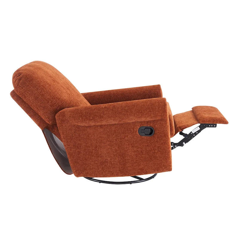 Fauteuil inclinable manuel pivotant à 360 degrés pour salon