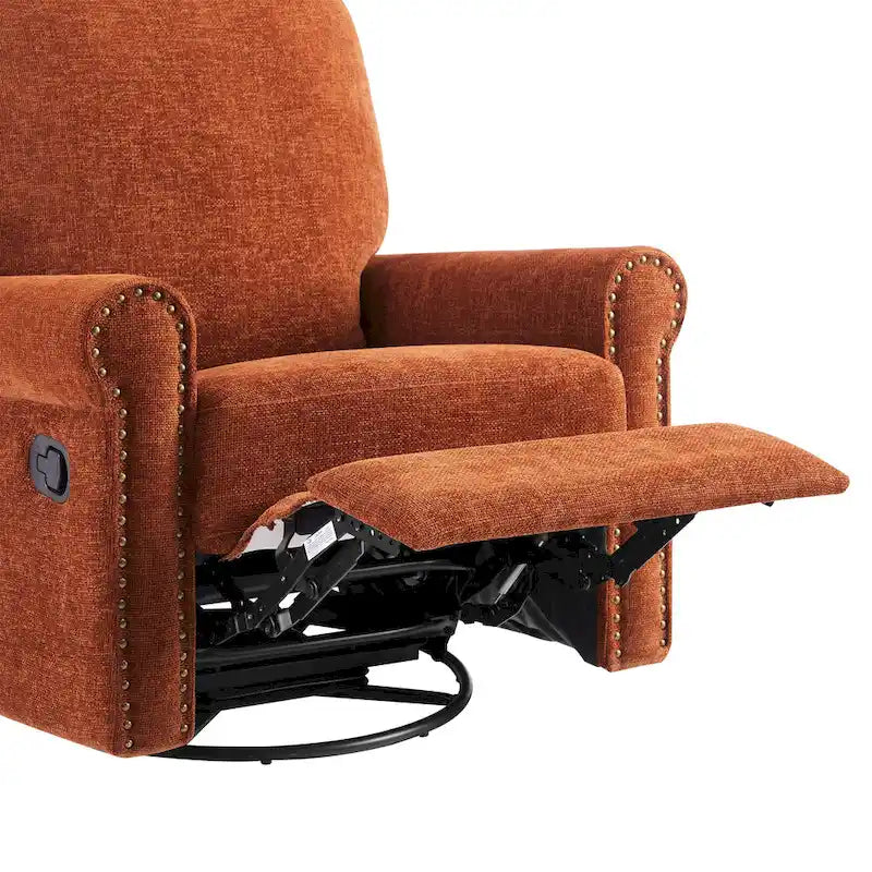 Fauteuil inclinable manuel pivotant à 360 degrés pour salon