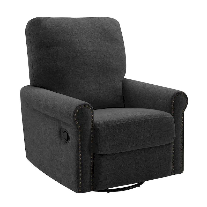 Fauteuil inclinable manuel pivotant à 360 degrés pour salon