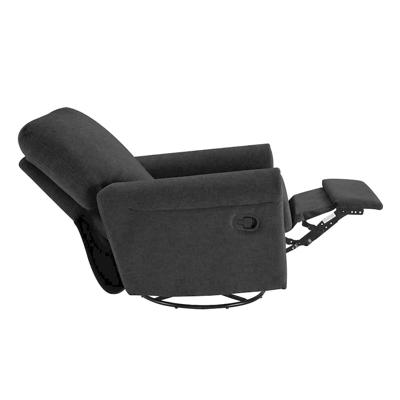 Fauteuil inclinable manuel pivotant à 360 degrés pour salon