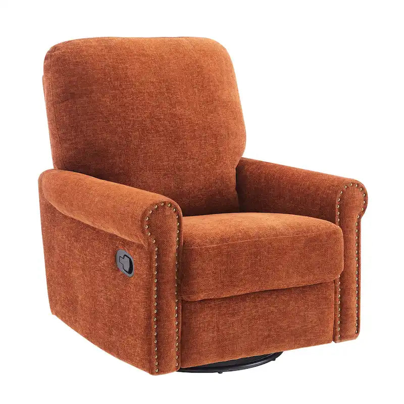 Fauteuil inclinable manuel pivotant à 360 degrés pour salon