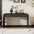 Console avec silhouette rétro unique à deux tiroirs