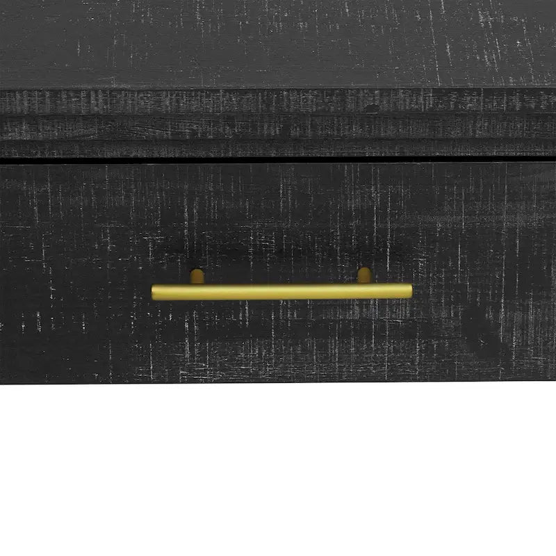 Console avec silhouette rétro unique à deux tiroirs