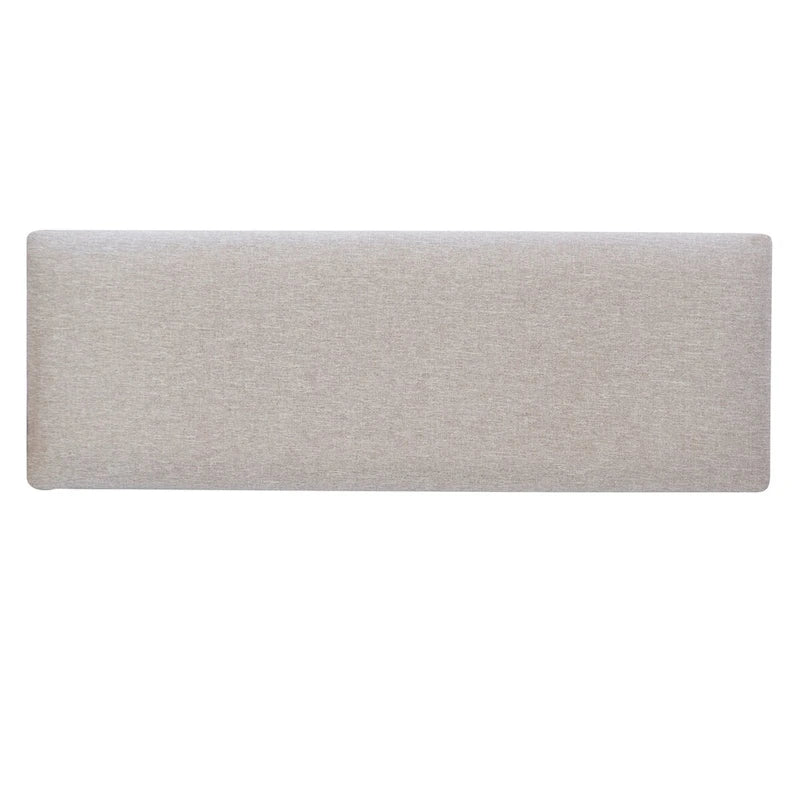 Banc de salle à manger blanc capitonné avec rangement